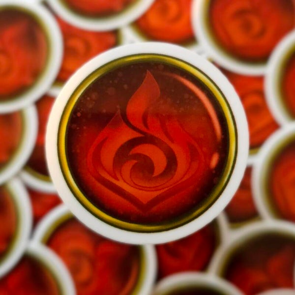 Pyro vision sticker | Genshin Impact