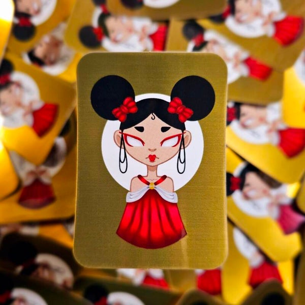 Geisha Sticker