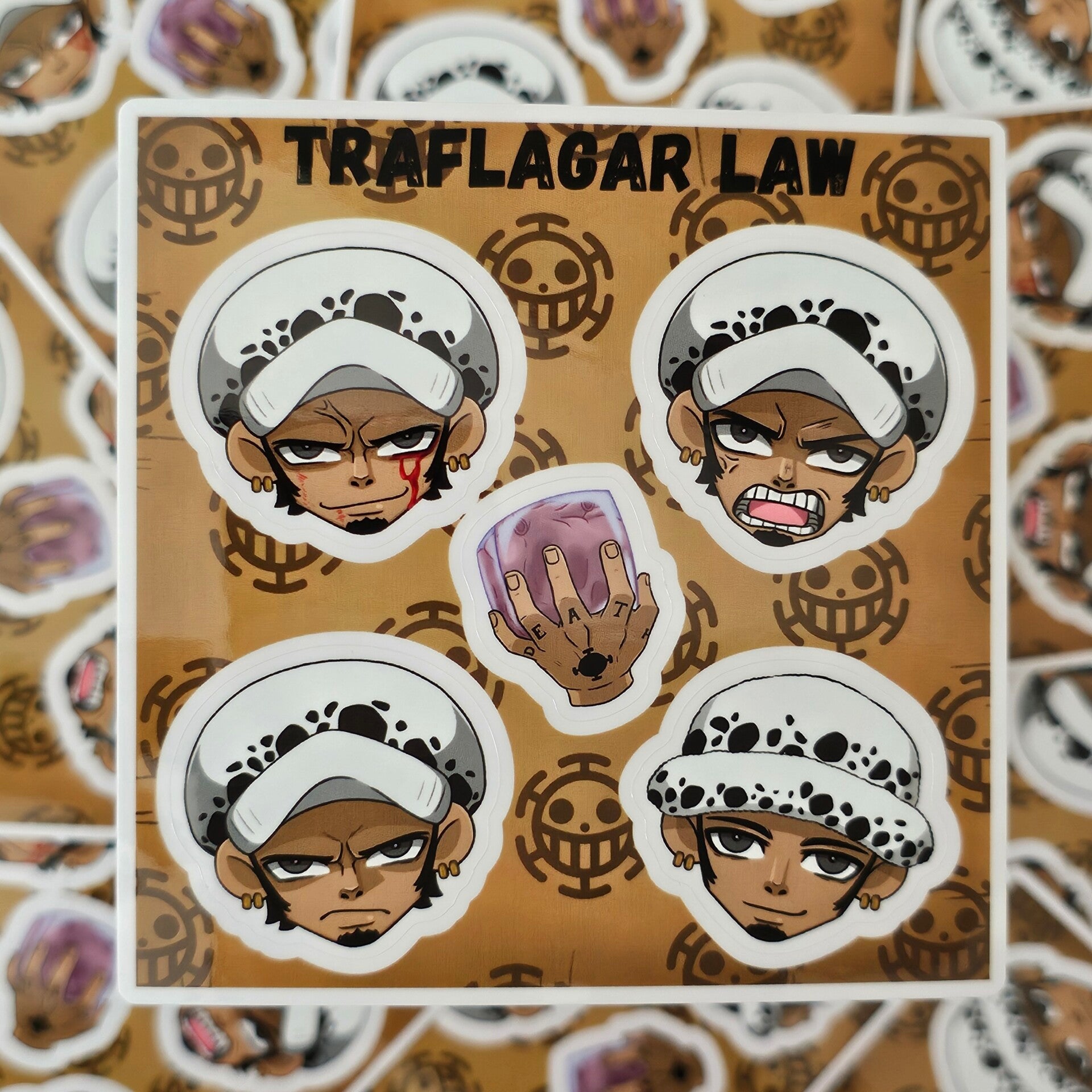 Trafalgar Law Sticker Sheet