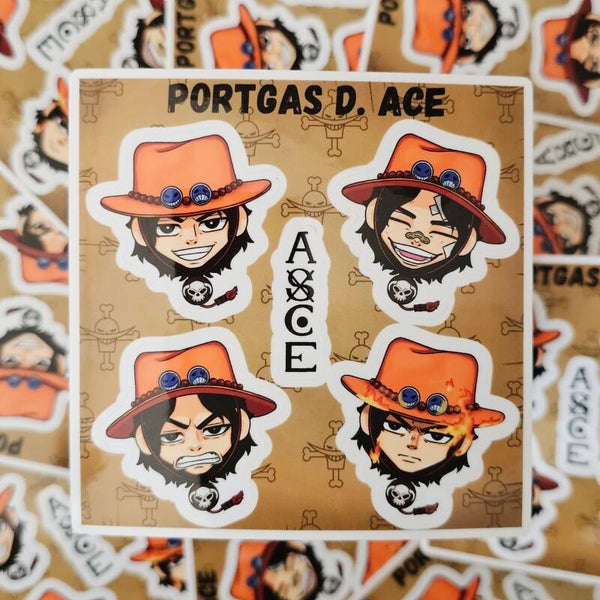 Portgas D. Ace Sticker Sheet