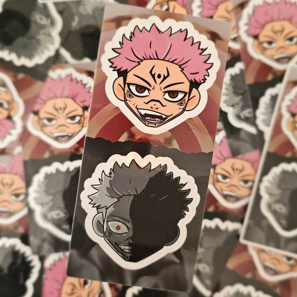 Ryomen Sukuna (Itadori Vessel) Dual Sticker Sheet