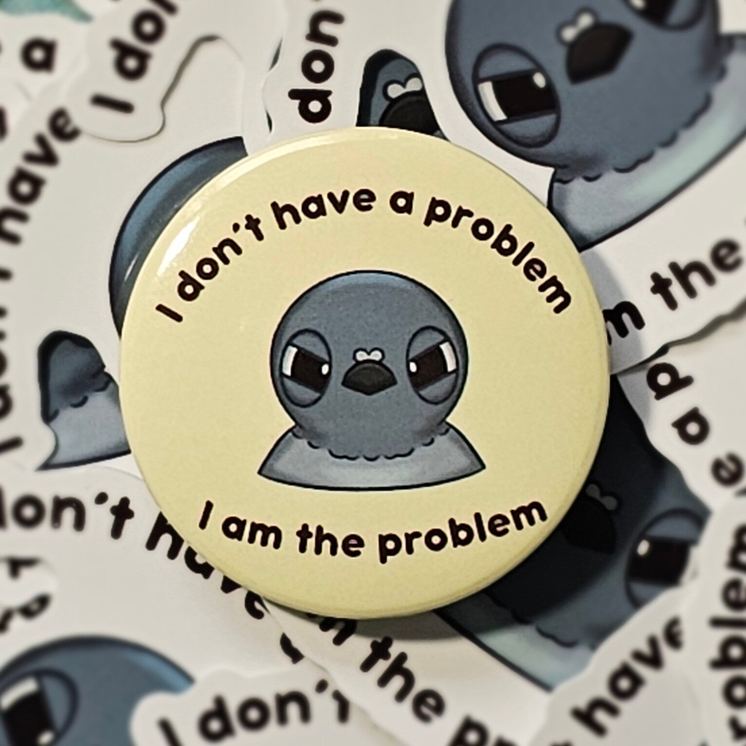 Pigeon problems button
