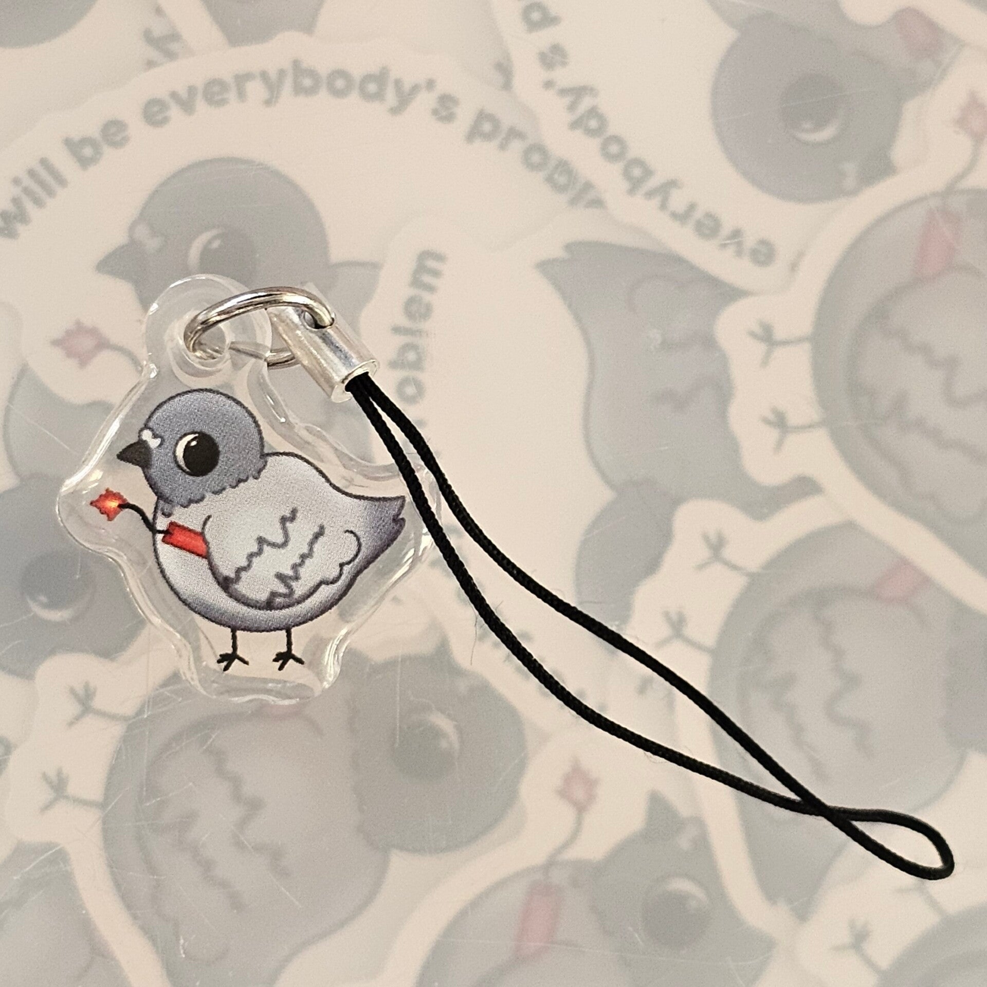 Dynamite Pigeon charm
