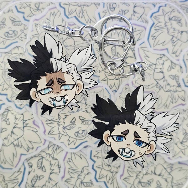 Dear Santa double-sided keychain