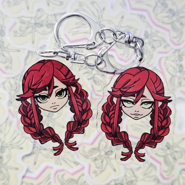 Riyo double-sided keychain