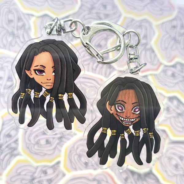 Jabber double-sided keychain