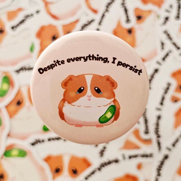 Persistent guinea pig button