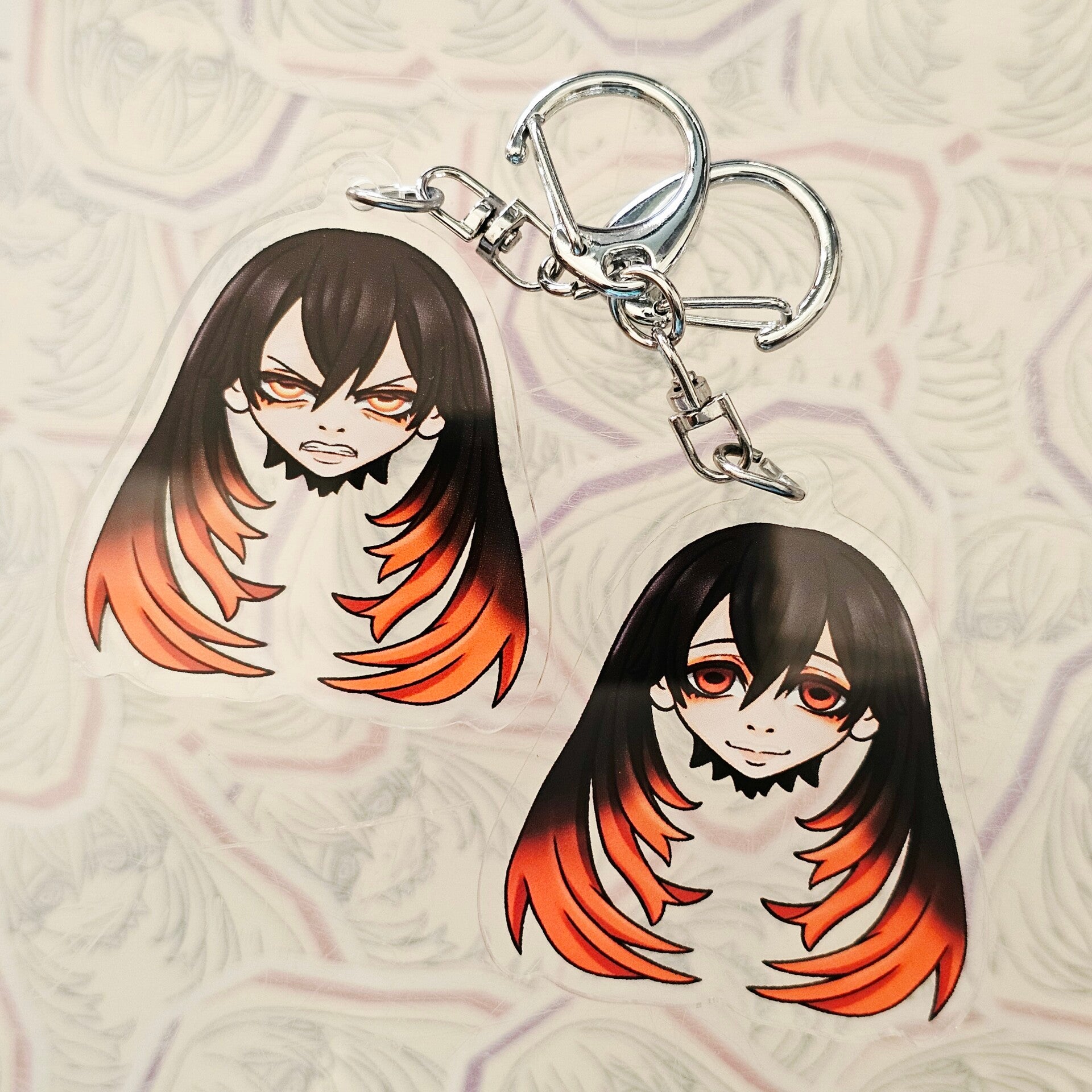 Amo double-sided keychain