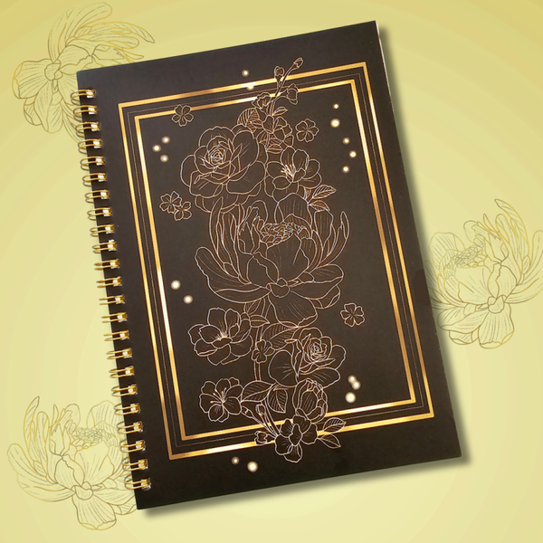 Golden Bouquet reusable stickerbook