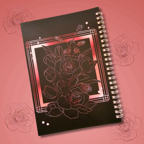 Rose Gold reusable stickerbook