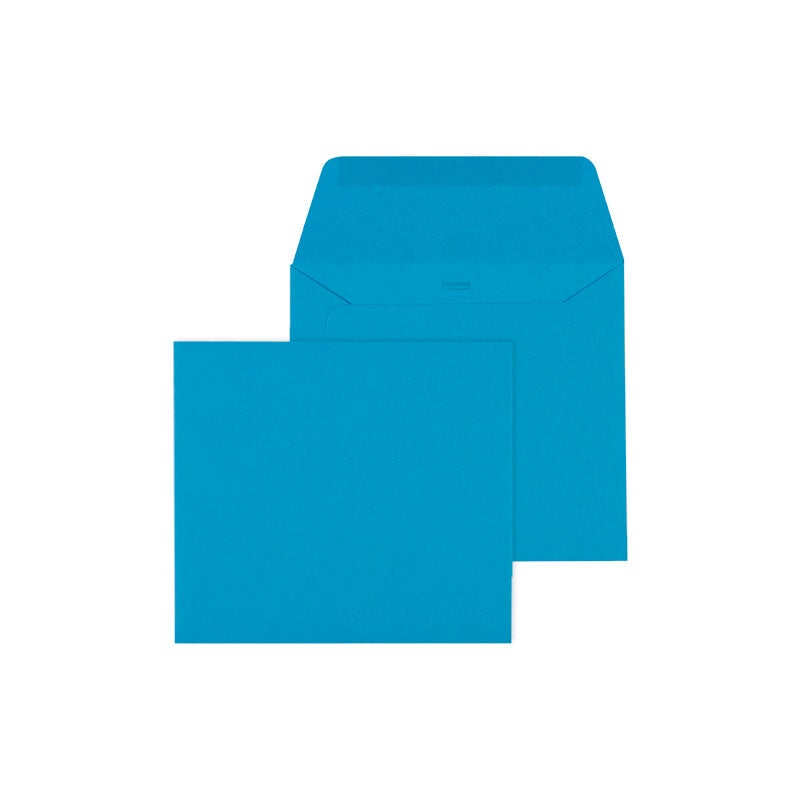Enveloppe Turquoise 14 x 14 cm