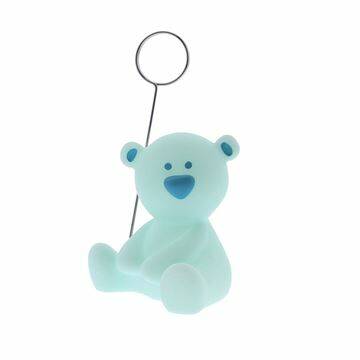 Fotohouder Beer "Stippel" - Licht Blauw