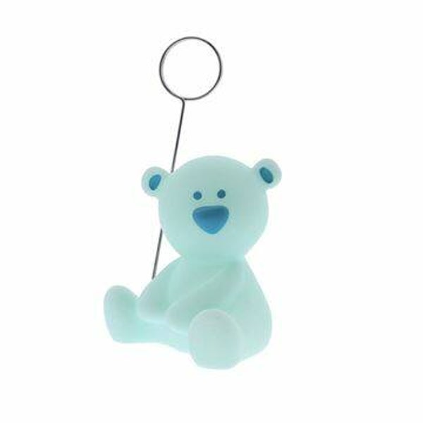 Fotohouder Beer "Stippel" - Licht Blauw