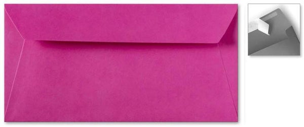 Enveloppe Fuchsia 11.4 x 22.9 cm