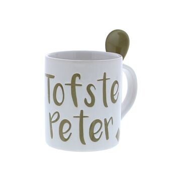 Tas met lepeltje "Tofste Peter"