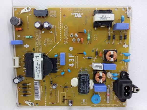Powerboard LG 43LJ594V LGP43DJ-17F1 EAY64530001 EAX67264001(1.5)