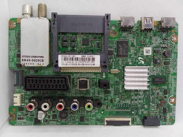 Mainboard Samsung UE40J5150AS BN94-08119C BN9408119C BN41-02098B BN4102098B