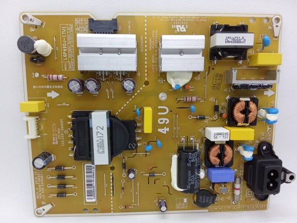 Powerboard LG 49UM7100PLB EAY64511101 LGP49DJ-17U1 PLDH-L605A 3PCR01942A EAX67189201(1.6)