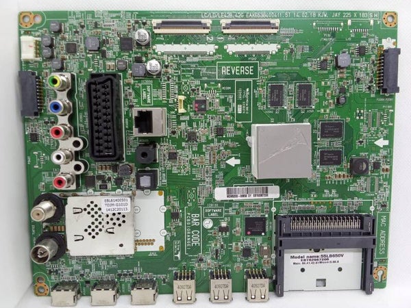 Mainboard LG 55LB650V EBT62987206 EAX65384004 (1.5)