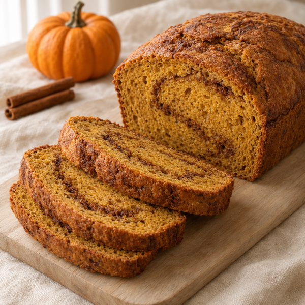 Pumpkin Cinnamon sourdough bread