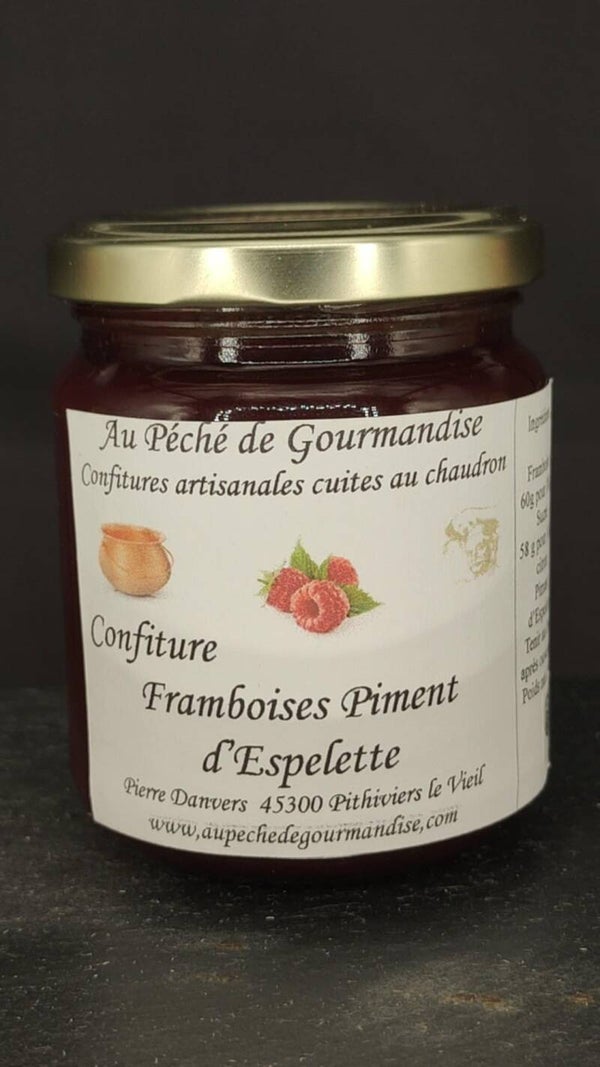 Confiture Framboises / Piment d'Espelette