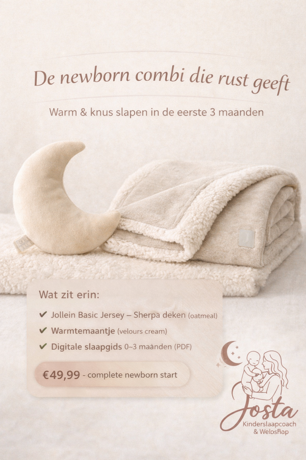 Newborn Slaapstart Combi – Warm & Knus (0–3 maanden)  Alles voor een rustige start met je baby