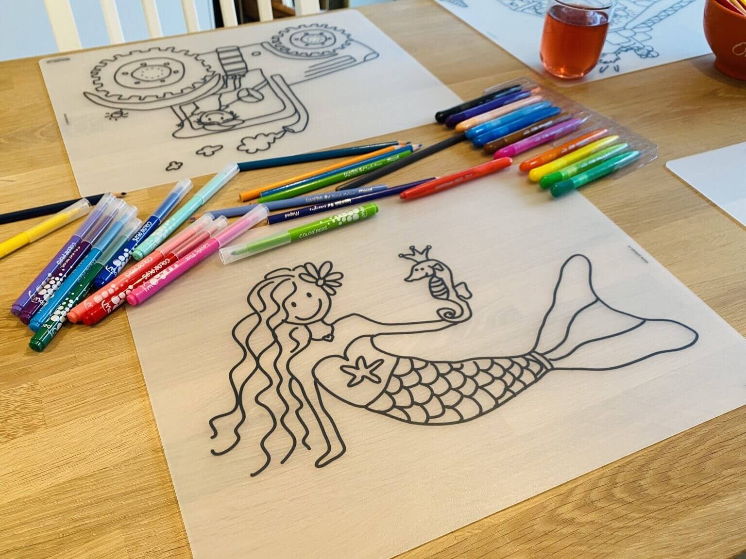 Herkleurbare placemat