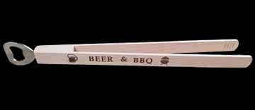 BBQ tang met flesopener en eigen tekst