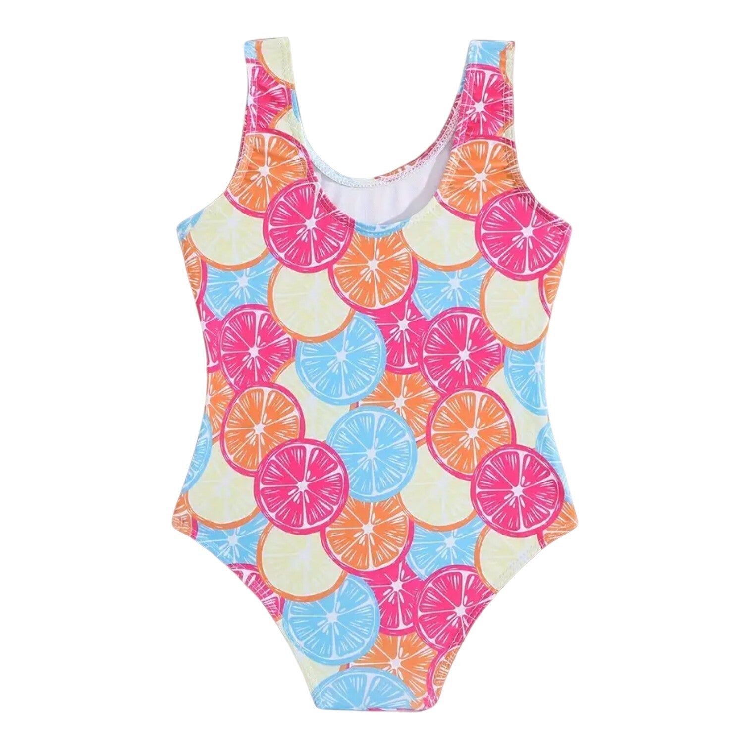 Meisjes badpak fruit meerkleurig 98/100 3-4Y