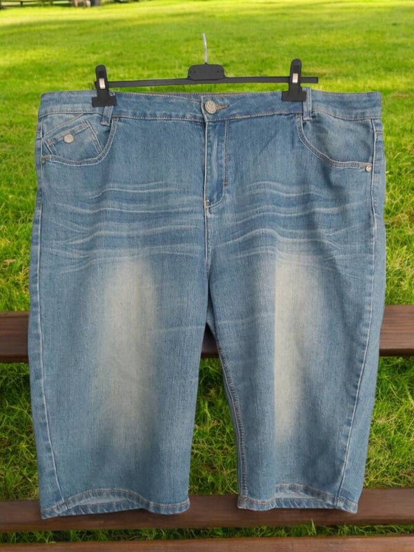 Fitt jeans korte spijkerbroek 4XL / 48