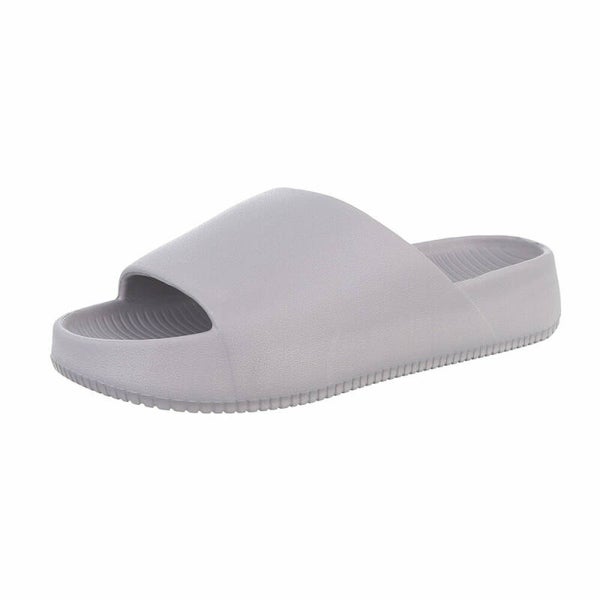 Slippers effen grijs 40