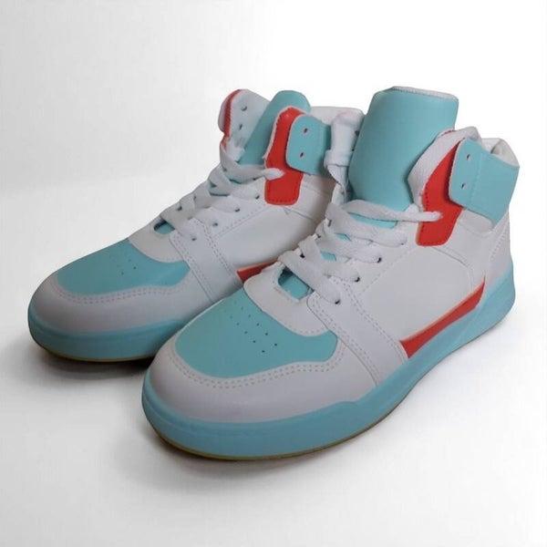 Hippe sneakers blauw rood 39