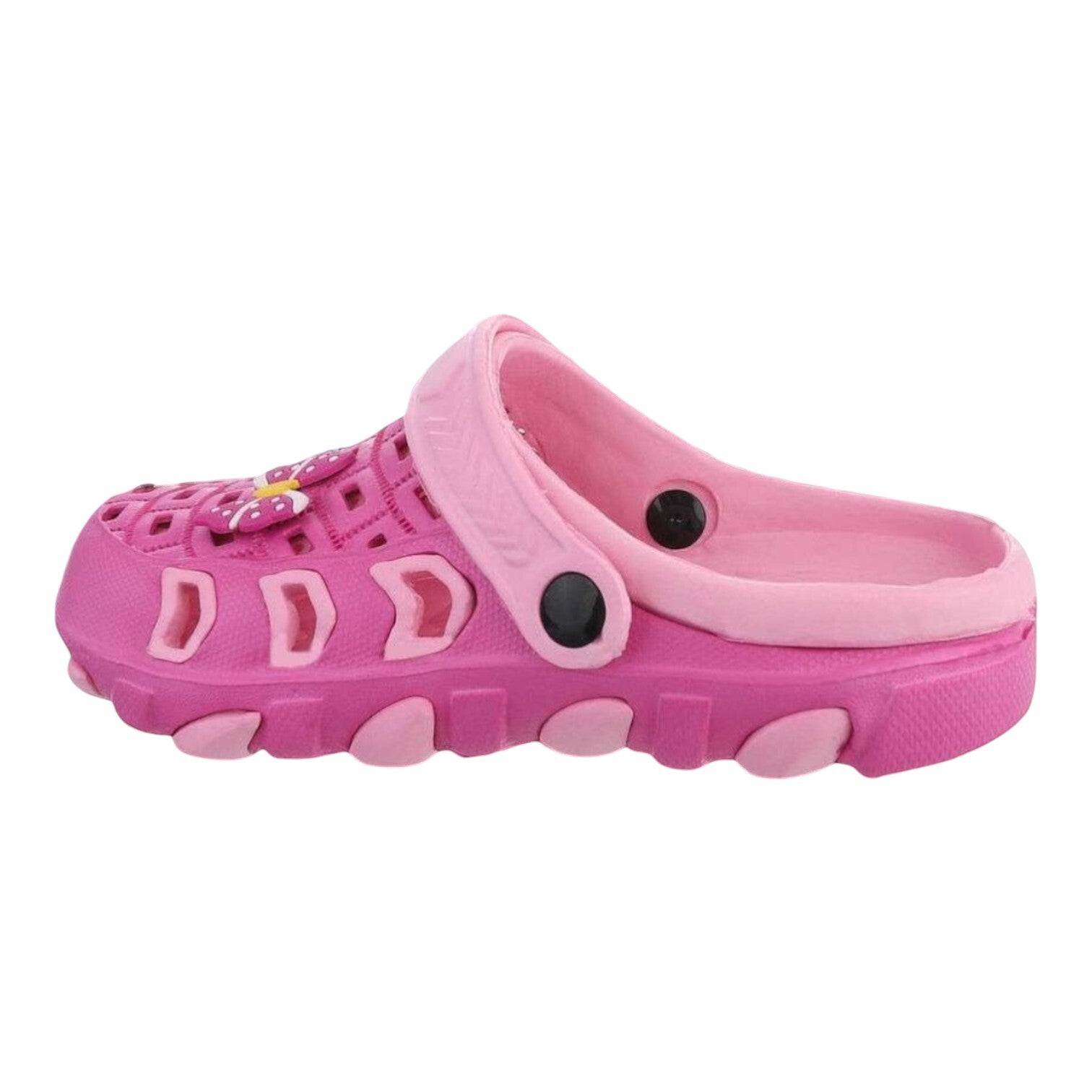 Slipper schoen donkerroze met strikje 32