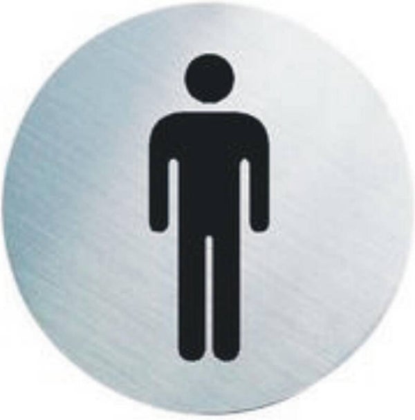 Homeline RVS Toiletbordje Heren / Man – 6,5 cm