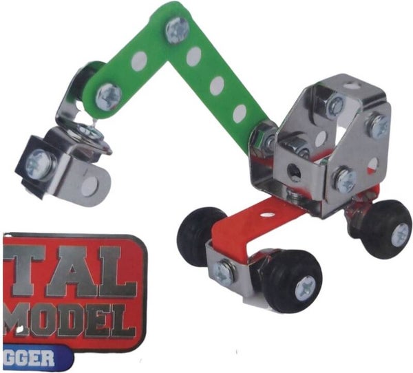 Metal Diy Model bouwpakket groen rood 56 onderdelen