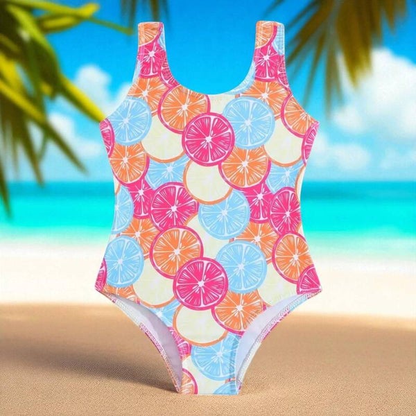 Meisjes badpak fruit meerkleurig 104/110 / 4-5Y