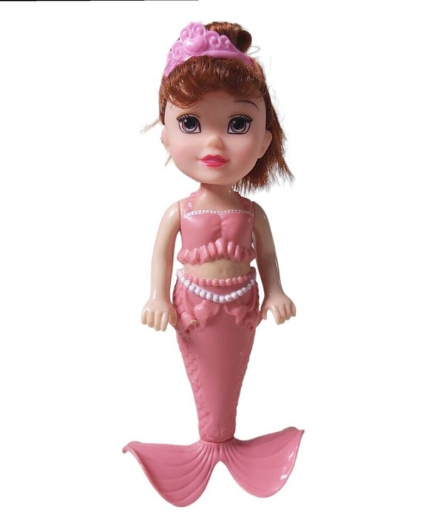 Mermaid zeemeermin pop roze 18cm