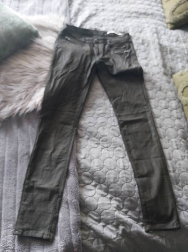 stretchy broek khaki M