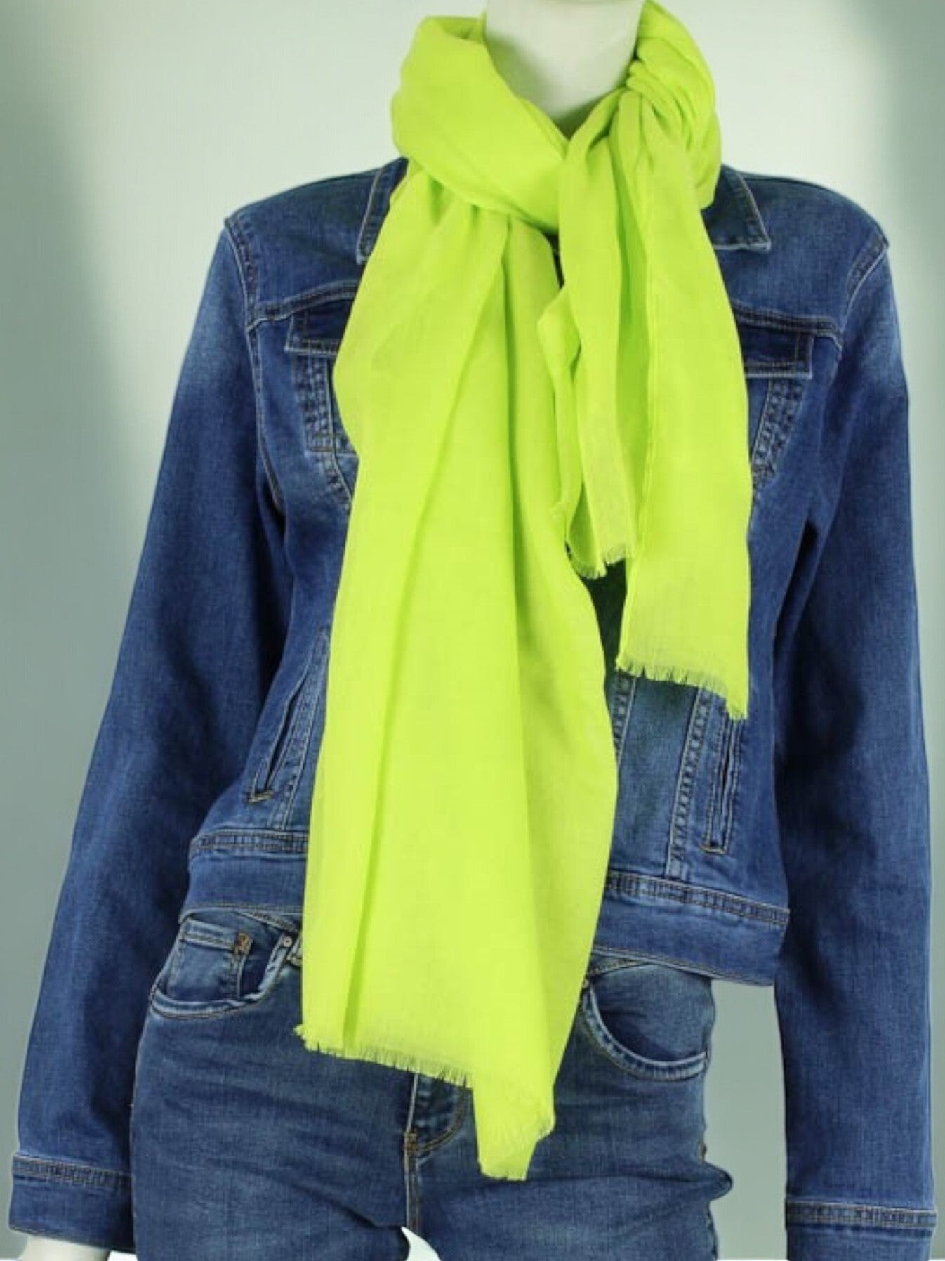 Sjaal Bibi – Lime Groen 90x180cm