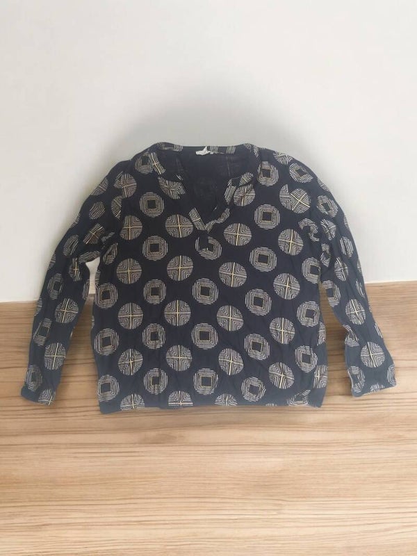 Esprit shirt zwart geel XL