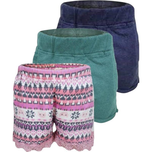 3x Little love baby korte broeken 3-6 mnd - 62-68