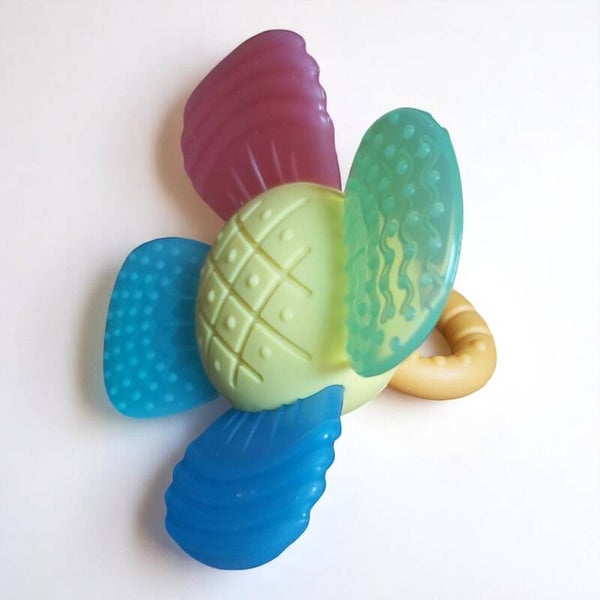 Rammelaar bijtring geel