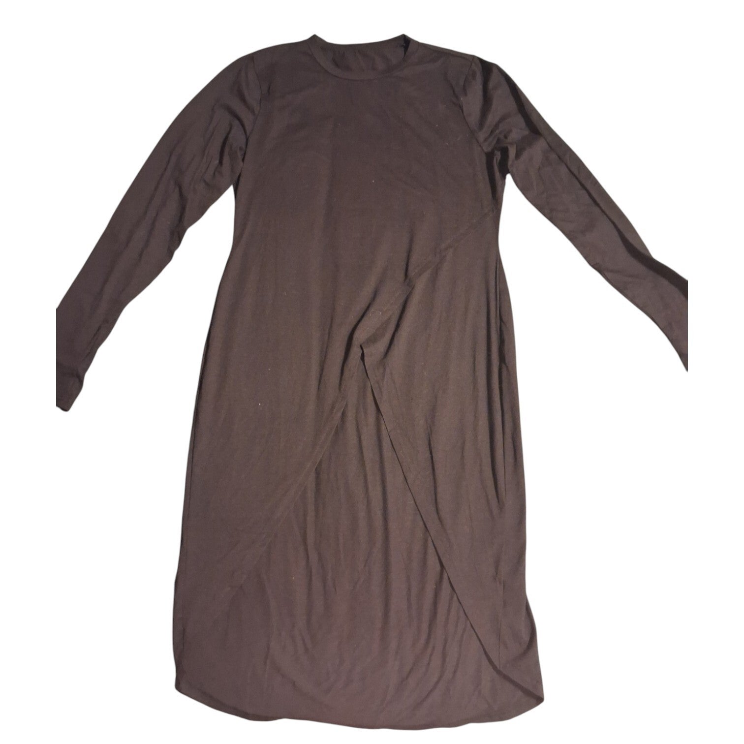 Lang tuniek shirt zwart XL