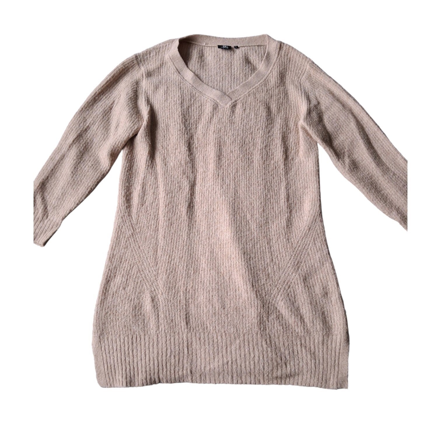 9th avenue lange trui beige L