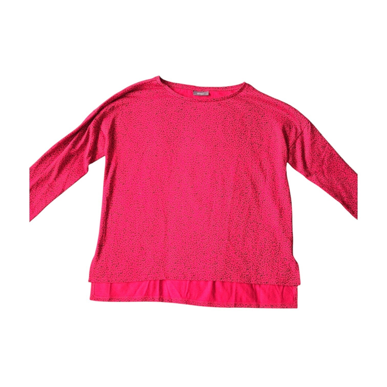 Longsleeve shirt panterprint rood M