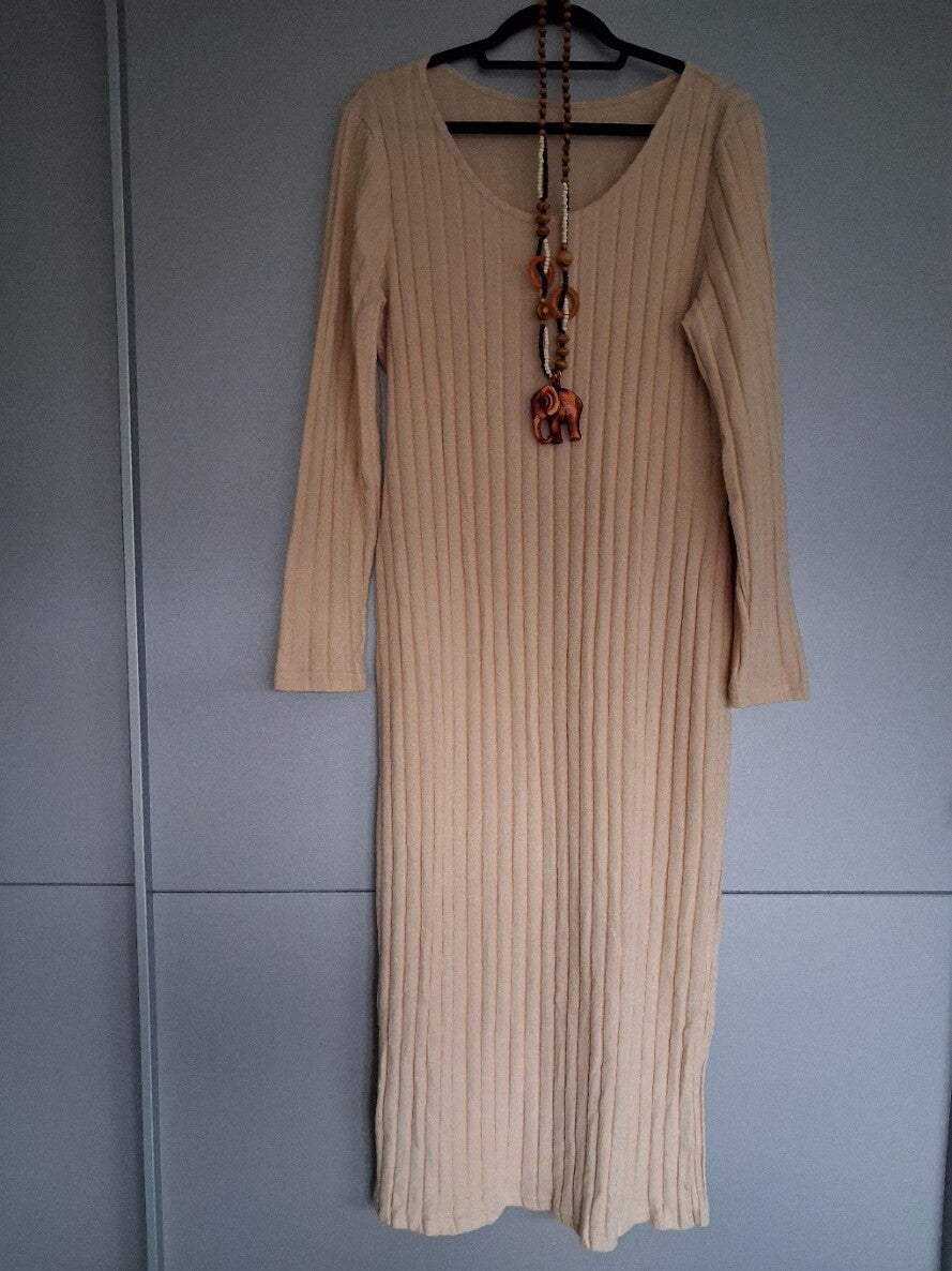 Beige jurk - Zo goed als nieuw XXL