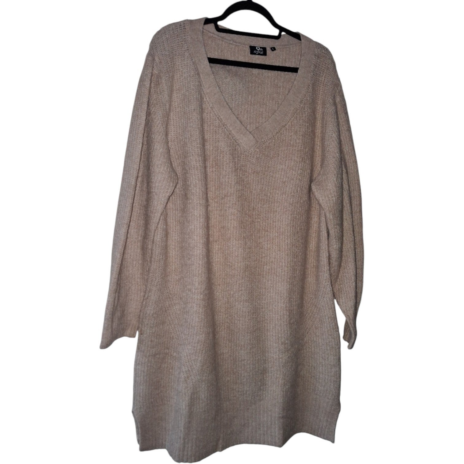 9th avenue lange trui beige L