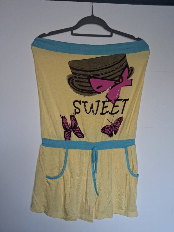 Metrofive gele playsuit, maat XL