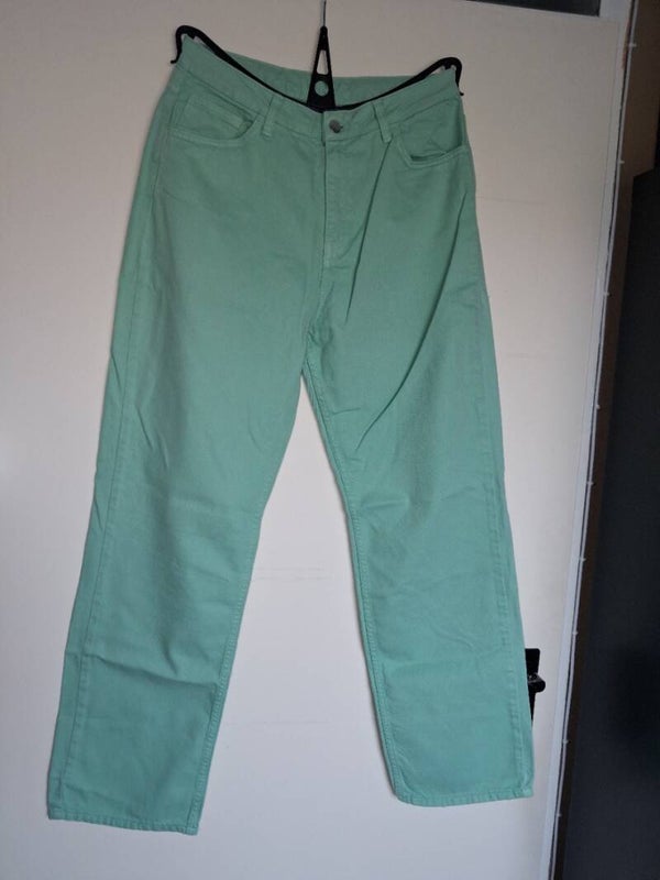 Groen jeans, maat 40