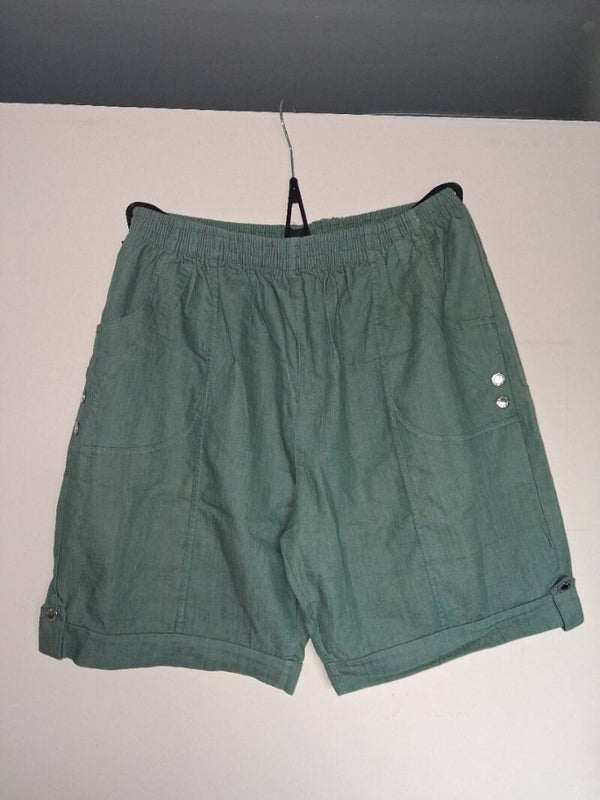 MODA IMPRESION groene korte broek, maat XL